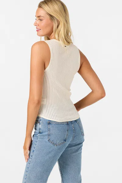 O'neill Caldwell Open Knit Tank In White