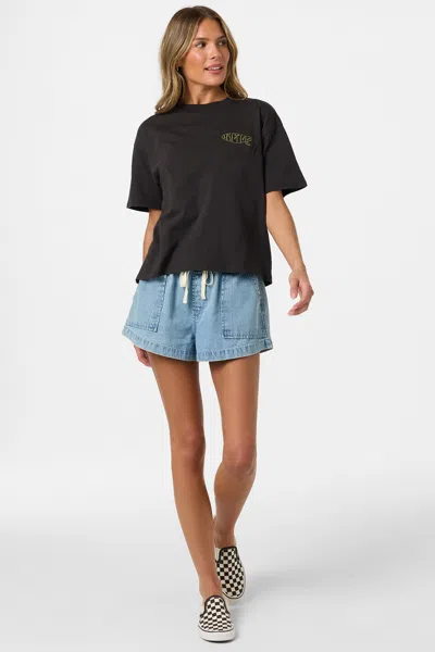 O'neill Board Embroidered T-shirt In Black