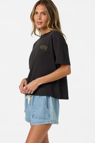 O'neill Board Embroidered T-shirt In Black