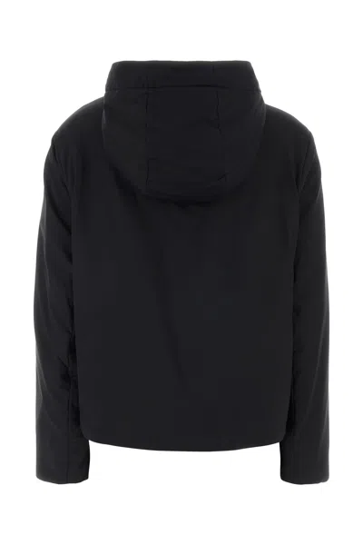 Herno Laminar Black Nylon Jacket In Black