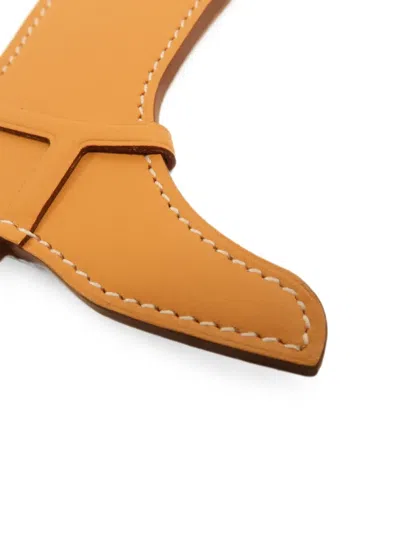 Pre-owned Hermes Paddock Boot Charm In Neutral