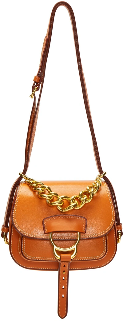 Miu Miu Orange Small Dalia Satchel