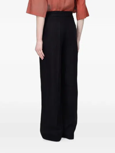 Colmar Linen Drawstring Palazzo Pants In Multi