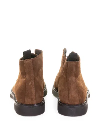 Franco Fedele Desert Boots In Brown