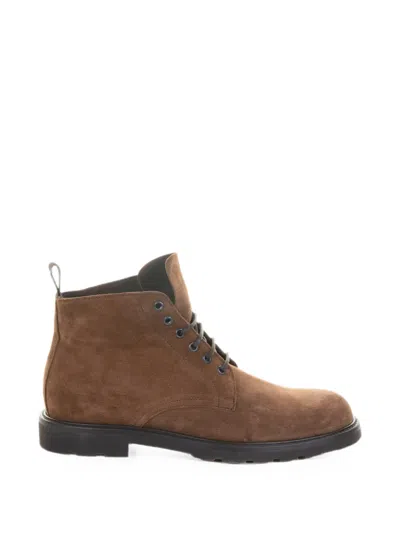 Franco Fedele Desert Boots In Brown