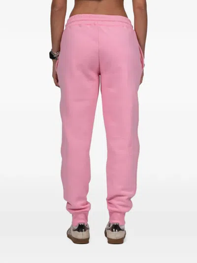 Podhio Drawstring Track Pants In Pink