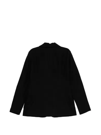 Ma+ Four-pocket Three-button Blazer In Black