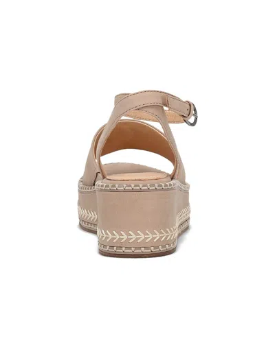 Frye Joy Ankle Strap Leather Sandal In Brown