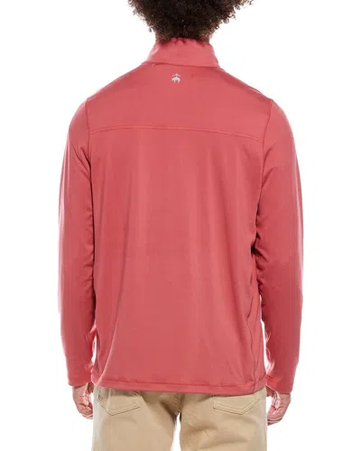 Brooks Brothers Performance 1/2-zip Pullover In Red