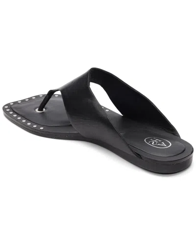 Ash Genius Leather Studded Thong Sandals In Multi
