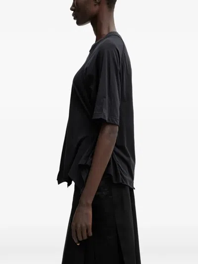 Undercover Panelled Raw-edge T-shirt In Multi