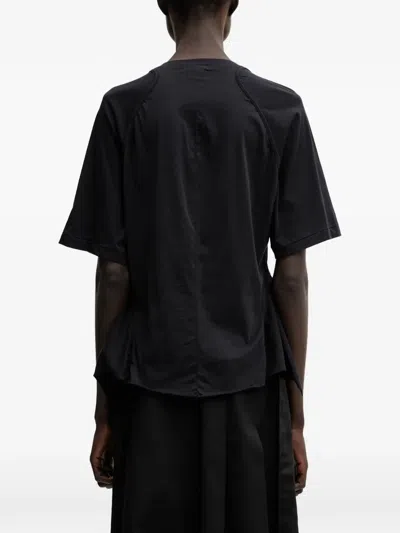 Undercover Panelled Raw-edge T-shirt In Multi