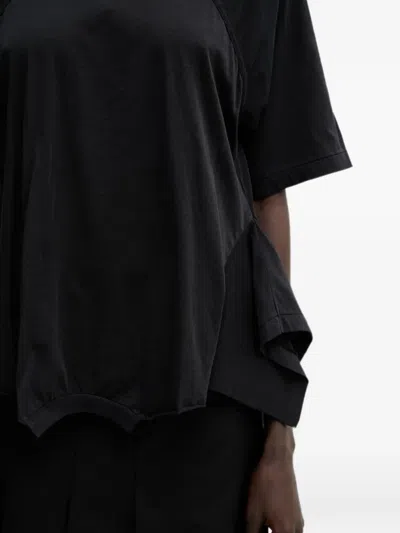 Undercover Panelled Raw-edge T-shirt In Multi