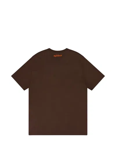 Sp5der Hellcat Kenny T-shirt In Brown