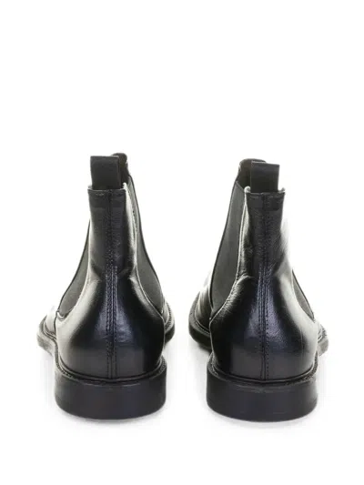 Franco Fedele Pull-tab Boots In Black