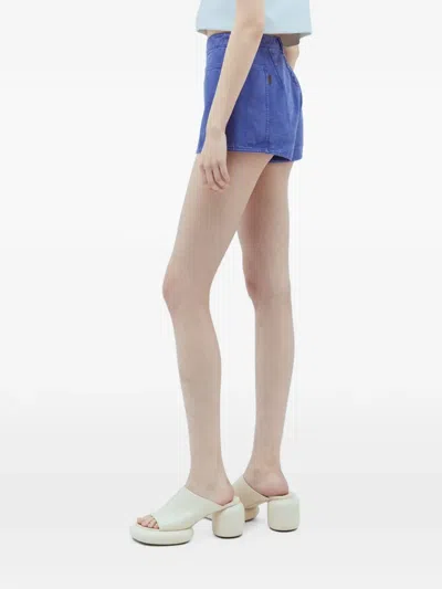 Max Mara Patch-pocket Shorts In Blue