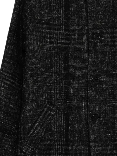 Ma+ Check-pattern Two-pocket Shirt Jacket In Multi