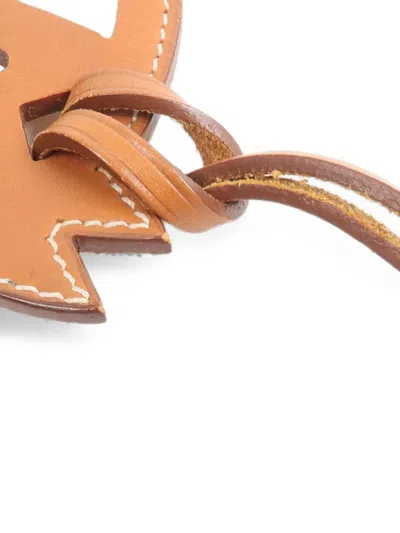 Pre-owned Hermes Paddock Cheval Charm In Brown