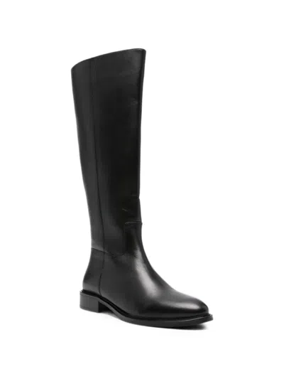 Sergio Moretti Firenze Side-zip Boots In Black