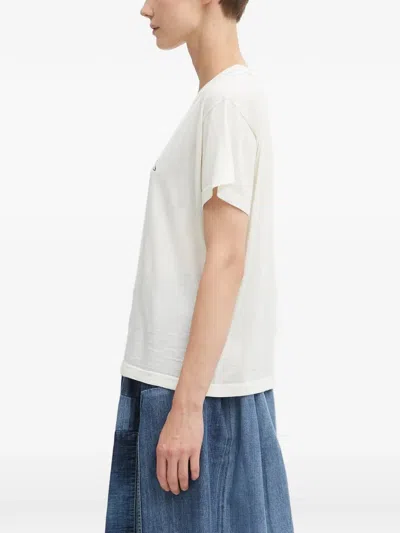 Visvim Logo-print T-shirt In White