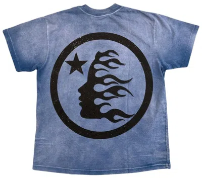 Hellstar Classic Logo T-shirt In Blue