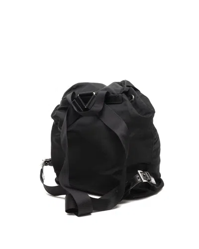 Prada Tessuto Backpack In Black