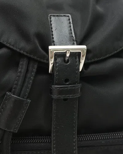 Prada Tessuto Backpack In Black