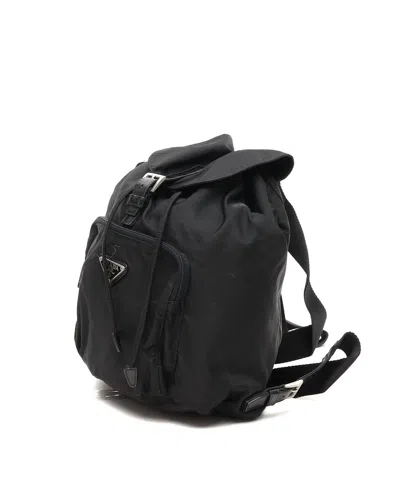 Prada Tessuto Backpack In Black