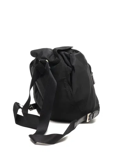 Prada Tessuto Backpack In Black