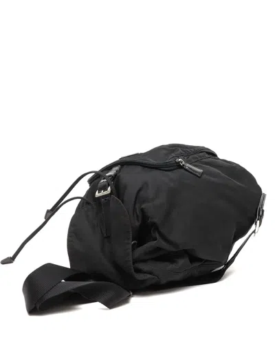 Prada Tessuto Backpack In Black