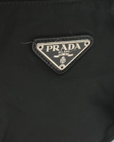 Prada Tessuto Backpack In Black