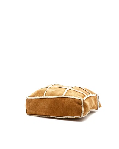 Pre-owned Chanel Cc Mouton Patchwork Bag In Brown