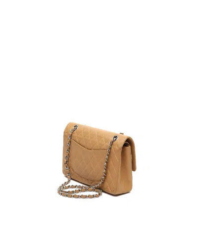 Chanel Classic Medium Double Flap Bag In Sand