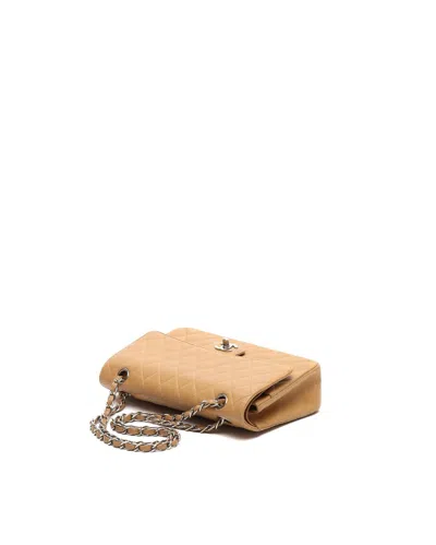 Chanel Classic Medium Double Flap Bag In Sand