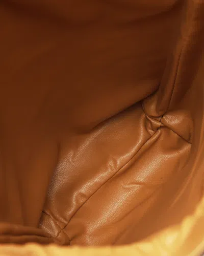 Celine Céline Macadam Drawstring Pouch In Brown