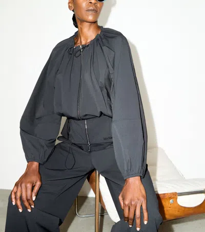 Max & Co . Technical Jersey Jacket In Black