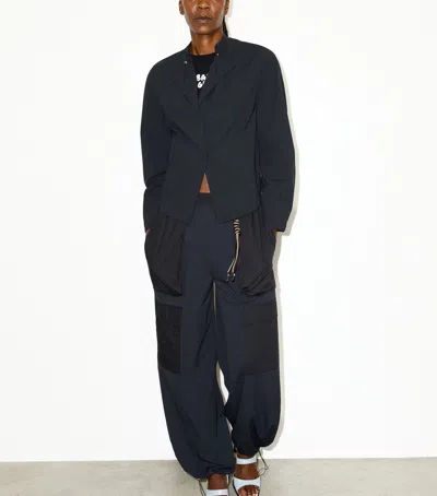 Max & Co . Technical Jersey Trousers In Black
