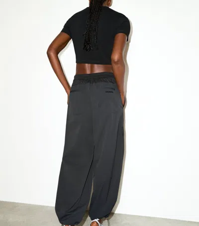 Max & Co . Technical Jersey Trousers In Black