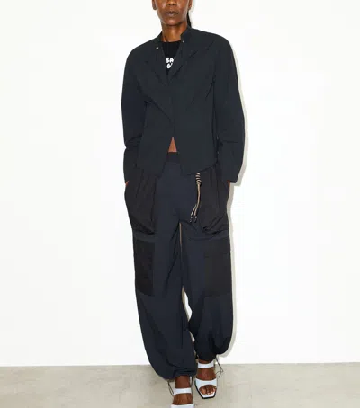 Max & Co . Technical Jersey Jacket In Black