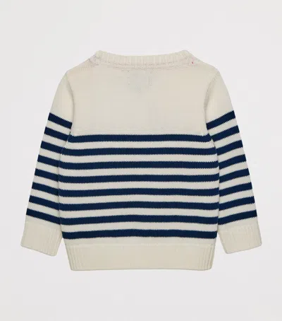 Trotters Stripe Anchor Sweater In Multi