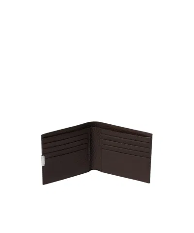 Lemaire Soft Tab Bifold Wallet In Leather In Red
