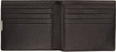 Lemaire Soft Tab Bifold Wallet In Leather In Red