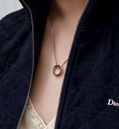 Dior Night Code Necklace In Yellow