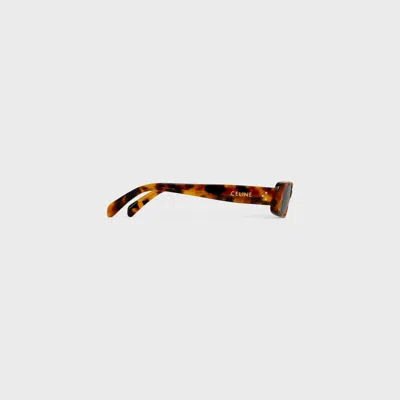 Celine Rectangular S343 Sunglasses In Acetate In White