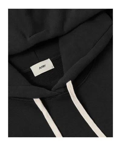 Autry Long-sleeve Sweatshirt In Black