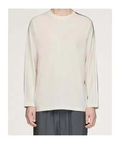 Y-3 Oversized Gradient Stripes Long Sleeve T-shirt In Neutral