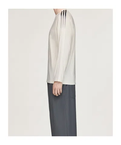 Y-3 Oversized Gradient Stripes Long Sleeve T-shirt In Neutral
