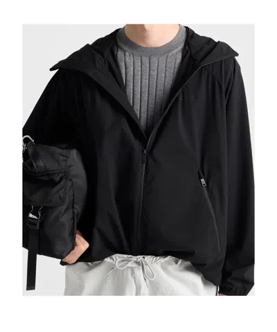 Prada Re-nylon Jacket In Black