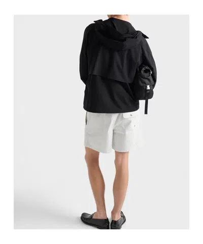 Prada Re-nylon Jacket In Black