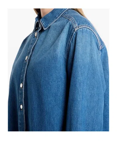 Samsoe & Samsoe Denim Shirt In Blue